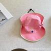 Sombrero de Pescador de Secado Rápido para Niños Estilo Coreano Estilo Occidental para Viaje de Bebé Sombrero Versátil para Montañismo Sombrero de Sol con Ala Grande de Primavera y Verano