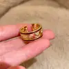 ¡Buena suerte! Anillo Abierto Rojo Pony para Mujer Ankela, Anillo de Dedo Índice Estilo Lujo Ligero de Gama Alta, Anillo Único Apilable
