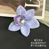 Simulación Nuevo Estilo Película Flores de Orquídea Phalaenopsis Producto Más Vendido Decoración de Mesa de Postres para Pastelería Fabricación de Tocados Étnicos Minoritarios