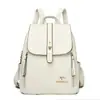 Venda Direta da Fábrica Personalizado 2025 Estilo Coreano Simples e Moderno Mochila Feminina Roupa de Trabalho Versátil Grande Capacidade Ombro Único Bolsa Casual