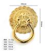 Caja de Vino con Cabeza de León Antigua Manija Hebilla Decorativa Aleación de Bronce Europea Agujero Único Armario Gabinete Decoración del Hogar Cajón