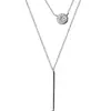 Collar de doble capa de plata S925 para mujer, estilo coreano, con palabras dulces, con diamantes, cadena corta para clavícula, Tanabata, venta al por mayor, D1156