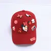 Gorra de Béisbol Japonesa y Coreana Dulce para Niños con Visera Solar, Exportable, Adecuada para Todas las Estaciones, Gorra Linda de Pico de Pato, Nuevo Sombrero de Bebé de Dibujos Animados