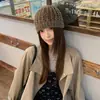 Gorro de Punto Hueco Hecho a Mano para Mujer Otoño 2026, Gorro de Punto Elegante que Hace que la Cara Parezca Más Pequeña, Gorro para Clima Frío