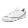 Chuteiras de Campo de Tamanho Grande e Cano Baixo para Adolescentes e Estudantes, Sapatos Esportivos Leves para Competição e Treinamento, Sapatos Esportivos com Travas Longas para Crianças Mais Velhas
