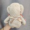 Urso estilo toalha urdidura malha coral lã abacaxi porco água macia absorvente feriado acompanhando presente de casamento presente
