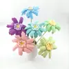 Flor de Gerbera # Lleno de Flores de Hilo # Serie de Ramos de Año Nuevo # Ramo de Flores Artificiales # Producto Terminado # Regalos