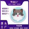 Patch Bordado Desenho Animado de Gato Patch Fofo para Decoração de Caderno DIY Aplique em Roupa Bordado Personalizado para Furos