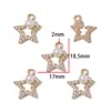 Acessórios de joias de liga leve de luxo, pingentes com incrustação de pérolas, decorações para pulseira, colar e chaveiro DIY, W893