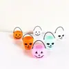 Em estoque Venda por Atacado Halloween Infantil Portátil Mini Balde de Doces Mini Abóbora Pequena Caveira Balde de Doces
