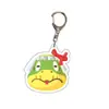 Llavero Acrílico Animal Crossing Colgante Doble Cara Merchandising de Dibujos Animados Animal Crossing