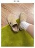 Versão de pele de carneiro ~ Cortiça Couro genuíno de sola grossa Birkenn Pantufas femininas de verão Pantufas Sandálias de meia sola