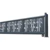 Puerta retráctil eléctrica puerta recta sin riel aleación de aluminio suspensión deslizante puerta de comunidad de fábrica puerta de control remoto eléctrico