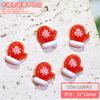 Ornatos de Natal para Nail Art Atacado Velho Boneco de Neve Sino Desenho Animado Fofo Pacote de Unhas Ornatos de Resina de Natal para Nail Art
