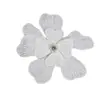 Broche de Bordado de Computador Suus 2025 com Miçangas Bolha e Decoração de Strass, Flor de Gola Estilo Fresco com Peça de Flor de Fio de Vidro