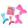 Molde de silicona para modelado de conchas marinas, grandes y pequeñas, para fondant, pasteles, chocolate y repostería.