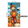 Cubierta de Puerta Otoño 2026 Transfronteriza Cosecha de Otoño Calabaza Girasol Atmósfera Festiva Fondo Decorativo Pancarta Exterior