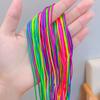 Cuerda de color para el cabello trenzado, cuerda de color para el cabello trenzado para niños, trenza femenina, trenza sucia, cuerda para el cabello, banda para el cabello trenzada, cuerda para el cabello trenzado de siete colores