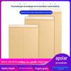 Saco Envelopado Autoadesivo para Comércio Exterior Papel Kraft Amarelo Documento Postal Expresso Saco para Nota Fiscal Selo do Fabricante