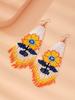 Cinco características, ojos, aretes, explosiones amazónicas, aretes de borla larga caliente transfronterizos europeos y americanos, aretes bohemios
