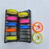 Caja de línea principal silicona carrete grande set de línea material grande caja de carrete de pesca multiusos eje silicona carrete de pesca 16 ejes 10 ejes