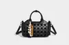 Fábrica de Origen 2026 Primavera/Verano Nuevo Diseño Tejido Hueco Bolso Cuadrado Pequeño de Nicho de Mano Hombro Cruzado Bolso para Mujer