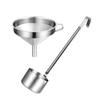 Cucharón para Vino de Acero Inoxidable 304 Venta al por Mayor Cuchara para Vino Mango Plano Herramienta para Medir Vino Cucharón Grande para Licores
