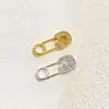 Hebilla de Pin de Diamante Chapada en Oro de 14K con Alta Retención de Color Di Cristal Y Pulsera Collar Accesorios Hechos a Mano con Cuentas Cuentas