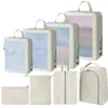 Bolsa de Almacenamiento para Viaje Bolsa Comprimida para Equipaje Bolsa de Almacenamiento de Ropa Bolsa de Almacenamiento para Ropa Interior, Zapatos, Ropa para Viajes de Negocios