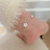 2024 Nuevo Explosiones Flor Blanca Perla Pulsera Sensación Fresca Simple Alta Calidad Pulsera Versátil Regalo para Mujeres
