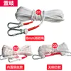Cuerda de escalada para exteriores, cuerda de alambre de acero y nylon para trabajos en altura, cuerda de escape estándar, cuerda de rápel de poliéster, cuerda de rescate contra incendios