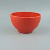 Fabricantes de Dongguan tazón de resina de melamina de 5 pulgadas exterior esmerilado interior liso pies puntiagudos tazón pequeño tazón de arroz para niños