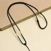 Colar Fino para Adulto Corda Vermelha Pingente Corda Corda Vermelha Tecido à Mão DIY Não Desbota Cordão para Clavícula