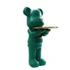 Urso Violento Grande Armário de TV para Sala de Estar ao Lado do Sofá Decoração de Chão Presente para Casa Nova Presente de Mudança Ornamento