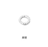 Anillo Trenzado Retorcido de Plata de Ley S925 Pulsera de Cuerda Trenzada Trenzada con Cuentas Hecha a Mano Accesorios para Pulsera Anillo Anillo Cerrado