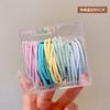 Faixa de cabelo infantil não machuca o cabelo corda de cabelo alta elástica faixa de cabelo para meninas elástico de cabelo para menina pequena corda de cabelo para bebê adorno de cabeça