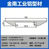 Linha de Transportador Flexível Tubo Quadrado de Alumínio Guarda-corpo Quadrado 20*15 Perfil de Guarda-corpo Quadrado de Dupla Ranhura Guarda-corpo Quadrado para Transportador