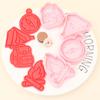 Aventura al Aire Libre Simulación Avatar Molde para Galletas Sandía Tienda de Campaña Prensa para Galletas Molde DIY Llama Mochila