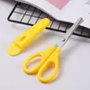 Tijeras de Acero Inoxidable Personalizadas para Niños con Tijeras, Tijeras, Tijeras Pequeñas, Cabezas Redondas, Seguras para Oficina, Hogar, Manualidades DIY, Corte de Papel Hecho a Mano