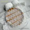 5,8cm Renda de Seda de Leite Solúvel em Água Vestido de Casamento Lolita Renda Acessórios Atacado DIY Feito à Mão