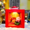 Presente de Natal criativo transfronteiriço novo produto Casa do Papai Noel luz noturna lâmpada de estrela de desenho animado fofa lembrança