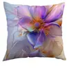 Funda de Almohada con Gradiente Morado-Rosa Floral Más Vendida de Primavera de Temu para Oficina, Dormitorio, Sofá, Funda de Almohada Personalizada al por Mayor