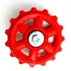 Roda guia traseira para câmbio de bicicleta de montanha, compatível com transmissão de 6/7/8 velocidades. Acessórios para ciclismo.