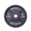 Pintura de Hierro Fundido Placa de Barra con Agujero Grande Gimnasio Comercial Deporte en Casa Fitness Levantamiento de Pesas Negro Cuatro Placas de Barra
