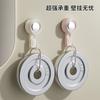 Gancho Giratorio con Ventosa Potente Adhesivo de Pared para Baño sin Perforaciones Toallero de Inodoro Gancho para Colgar Ropa