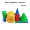 Modelo de forma geométrica cubo cilindro retangular esfera cone esfera aluno do ensino fundamental demonstração matemática auxiliares de ensino