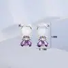 Brincos de Zircônia Coloridos Fofos de Elfo Série de Desenhos Animados Transfronteiriços Brincos de Tarraxa para Mulheres Piercing de Orelha Moderno Venda por Atacado