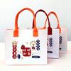 Nuevo Bolso de Fieltro Lindo Personalizado Creativo de Dibujos Animados Bolso Tote de Fieltro Caqui Ruyi Fieltro Mano Regalo