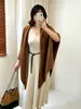 Xale de tricô triangular feminino plus size, coleção de outono 2026, estilo elegante e suave, perfeito para usar em camadas e como peça externa