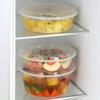 Tazón desechable de comida rápida, lonchera desechable engrosada para llevar, caja de embalaje de comida rápida, lonchera redonda transparente para el hogar con tapa